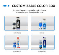 Vente en gros China Trade 672 Impression Encre à colorant noir spéciale Compatible avec l'imprimante Epson L405 L551 L565