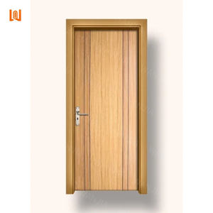 Hiện đại bằng gỗ trước cửa mạnh mẽ khung cách nhiệt năng lượng hiệu quả thời tiết kháng cửa gỗ - Product Image 1