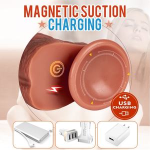 Einziehbarer Schwingender Realistischer Silikon-<span class=keywords><strong>Dildo</strong></span> mit Kabelloser Fernbedienung, Weiches Sexspielzeug mit 10 Vibrations-, <span class=keywords><strong>5</strong></span> Stoß- und Rotationsmodi für Frauen - Product Image 5