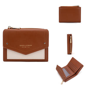 Monedero De Dama Mujerマルチカードスロットスリムジッパーレディースかわいい財布コイン財布女性用ビフォールド小さなPortemonnaie子供用財布 - Product Image 5