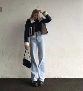 Jeans Femininos de Cintura Alta em Algodão Macio e Confortável para o Outono, Personalizados - Product Image 4