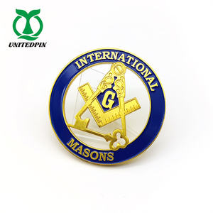 Emblema masónico de coche al por mayor personalizado aluminio metal decorativo coche insignias emblemas masónicos de coche - Product Image 3