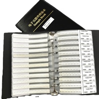 Nuevo R0805 0402 0603 1206 Componentes electrónicos Libro de muestra de resistencia SMD serie 0805 177 tipos 8500 piezas
