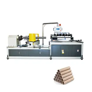 60mm Inner Diameter Automatic Spiral Paper Core Winding Machine With Cutters