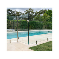 Rampe de couloir en verre trempé Support de conception moderne Support d'escalier Support de poteau de montage en verre Balustrade Fitting Spigot Railing