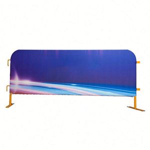 Barrière de contrôle numérique pour foule en mouvement en alliage d'aluminium avec maille polyester double face, pour événements et couvertures de bannières - Product Image 1
