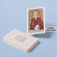78 jeux de tarot en gros, cartes d'oracle en cristal anglais, jeu de divination, jeu de société, tarot de sorcière avec guide