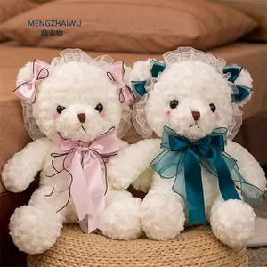 Германия горячая Распродажа плюшевый медведь плюшевая игрушка креативная Лолита Медведь кукла 40 см с лентой принцесса мягкие животные