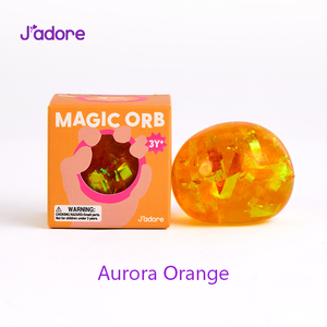 Jadore Aurora <b>Ball</b> Squishy, Soft Elastic Slow Rising Sensory Stress Relief <b>Squeeze</b> Fidget Toy for Kids and Adults - Product Image 5