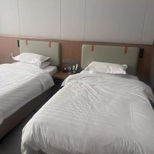 Panneau de protection de lit rembourré en bois pour chambre d'hôtel, vente directe usine - Product Image 2