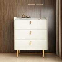 Modern Gestalteter Holz-Mini-Couchtisch mit LED-Beleuchtung, Kabelloser Aufladung, Kühlfach, Smart Home Möbel, Nachttisch für Apartments