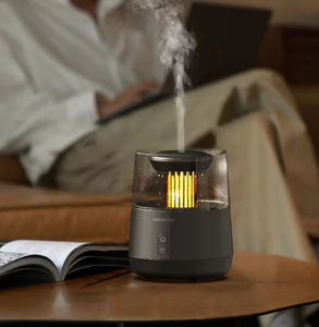 Grande capacité Cool-Mist bureau humidificateur veilleuse télécommande diffuseur d'huiles essentielles Simulation goutte de pluie aromathérapie - Product Image 6