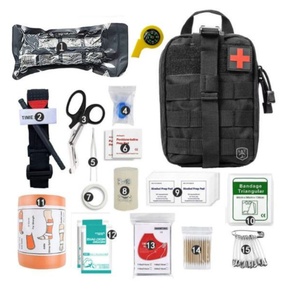 ชุดเครื่องมือปฐมพยาบาลอเนกประสงค์ยุทธวิธีอุปกรณ์ตั้งแคมป์ฉุกเฉินกลางแจ้งพร้อมกระเป๋าผลิตภัณฑ์เพื่อความปลอดภัยสำหรับใช้งานจริง - Product Image 1