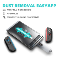Verre Trempé HD Transparent pour Nintendo Switch 2 / Oled 9H Anti-Rayures, Anti-Empreintes, Sans Bulles avec Kit de Dépoussiérage