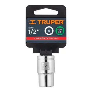 Master con unità 120 1/2 'socket, 6 punti, 1/2 'quadrato, Truper - Product Image 2