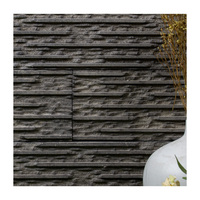 Dings hang Modern Natural Grey Garden Decor Verwendung im Freien Direkte Antazida-Wasserfall fliese Schwarze Kultur verkleidung Natürliche Oberfläche