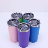 Produit en gros de Chine, gobelet isotherme fin, gobelet à café de voyage, 20 oz, gobelet en acier inoxydable à double paroi