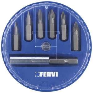 เครื่องมือ, ไขควง และเครื่องมือย้ำหมุด, ชุดหัวเปลี่ยน FERVI INSERTS SERIES - Product Image 1