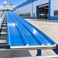 Panel Sandwich PU, Panel Sandwich dengan Permukaan Baja, Penjualan Panas Panel Sandwich Busa Polyurethane PU