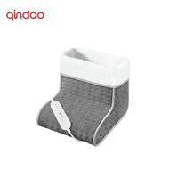 Chauffe-pieds électrique UltraWarm à chauffage rapide en polaire avec thermostat réglable, protection contre la surchauffe et télécommande pour usage domestique