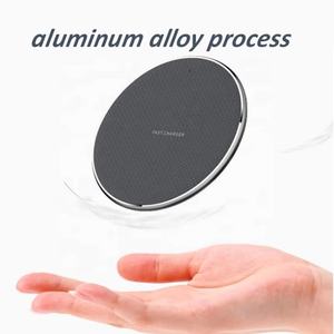 Chargeur de téléphone portable sans fil universel portable pour bureau, 10W/15W, charge super rapide, lumière LED, adaptateur d'alimentation avec logo - Product Image 6