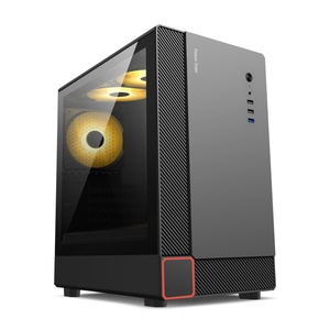 Ventas al por mayor OEM Micro ATX PC Case Glass Chasis <span class=keywords><strong>Computer</strong></span> Mid Tower Cabinet Case Gaming Case para PC - Product Image 2