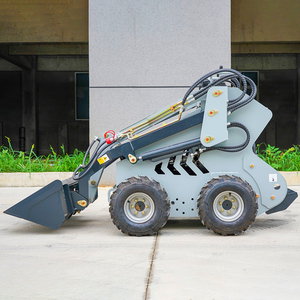 Mini-chargeuse compacte sur roues de haute qualité, modèle 380 480 550, avec accessoires – Produit très demandé - Product Image 4