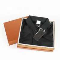 Boîte en papier recyclable de luxe personnalisée avec couvercle et base, 2 pièces, pour costume, chemise, robe, vêtements pour hommes
