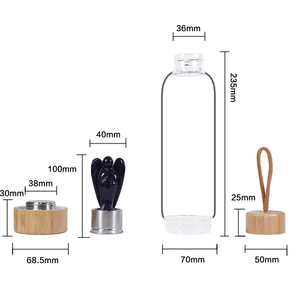 Energia tazza <span class=keywords><strong>di</strong></span> vetro all'ingrosso <span class=keywords><strong>di</strong></span> cristallo angelo infuso bottiglia <span class=keywords><strong>di</strong></span> acqua calda guarigione gemma <span class=keywords><strong>di</strong></span> quarzo bottiglie <span class=keywords><strong>di</strong></span> cristallo per acqua potabile - Product Image 5