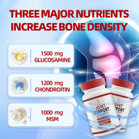OEM duozi produk suplemen makanan 1500mg glucosamine untuk suplemen olahraga sendi dukungan sendi MSM dukungan tablet