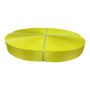 헤비 듀티 100% 폴리에스터 웨빙 슬링 12 톤 작업 하중 리프팅 슬링 블렛 플랫 - Product Image 2