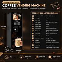 Mesin Penjual Kopi Otomatis 24/7 Kapasitas Tinggi untuk Bandara, Stasiun Kereta, dan Mal