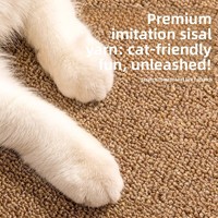Tapis anti-griffures pour chat et tapis de nidification, résistant aux griffures, antidérapant, ne laisse pas de miettes, toutes saisons