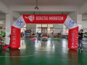 Arche publicitaire gonflable en PVC ou Oxford sur mesure Événements sportifs Ligne de départ Arche de course de <span class=keywords><strong>marathon</strong></span> Arche de manifestations sportives de triathlon - Product Image 5