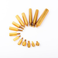 M2 M2.5 M3 M4 M5 M6 Goujons hexagonaux en laiton Hex Male Female Standoff Motherboard Spacer fileté PCB Standoff Spacer