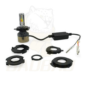 Phare LED pour voiture et moto, ampoule LED 9-42V 36W, blanc, jaune, bleu, rose, quatre couleurs clignotantes, super lumineux, faisceau haut/bas - Product Image 4