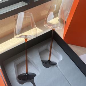 Tasse en verre cristal transparente faite à la main, forme œuf, simple couche, pour ensemble de verrerie à vin, pour bar, créative, pour shot de whisky, shot de bière - Product Image 5