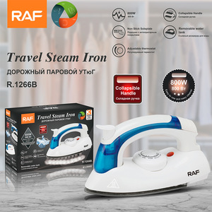 RAF 800w Latest Design Portable Foldable Handle Travel Electric Steam Iron for Traveling with <b>Removable</b> Water Tank - Product Image 2