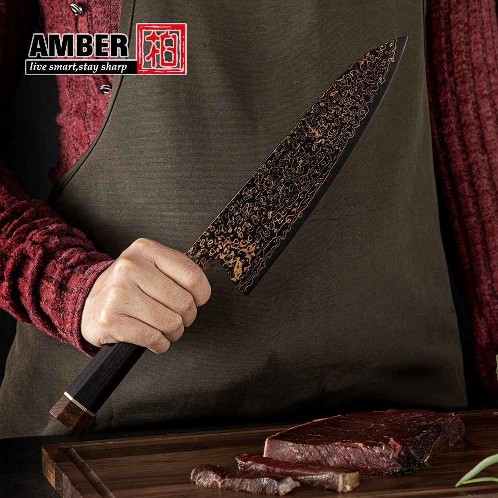高端三色37层VG10铜大马士革厨师刀日本大马士革木柄菜刀| Alibaba.com