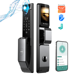 Serrure intelligente de porte avec caméra Aurelysse, reconnaissance de <span class=keywords><strong>la</strong></span> veine palmaire 3D, empreinte digitale, sécurité numérique, WIFI Tuya, TTLOCK - Product Image 1