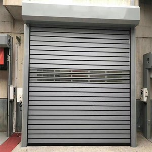 <span class=keywords><strong>Porte</strong></span> de <span class=keywords><strong>garage</strong></span> <span class=keywords><strong>sectionnelle</strong></span> moderne ZEYI en verre avec capteur de sécurité infrarouge, panneau sandwich en alliage d'aluminium - Product Image 1