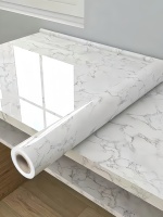 Papier peint auto-adhésif à motif marbre, résistant à l'humidité et à la chaleur, autocollant minimaliste pour cuisine et cuisinière, directement de l'usine