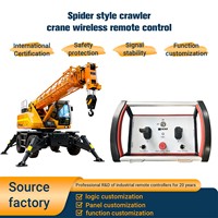 Control Remoto Inalámbrico Industrial para Maquinaria, Joystick Hidráulico con Protección IP65 y Alcance de 225m para Grúas y Camiones
