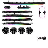 Luz Ambiental Interior para Auto de 12V con 256 Colores Symphony LED, para Audi A3/S3/RS3 2013-2020, Accesorios de Tira LED