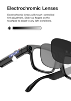 Nouvelles lunettes intelligentes M11 AI à commande tactile, changement de couleur, caméra 8MP pour prendre des photos et enregistrer des écrans, lunettes de soleil d'extérieur avec logo