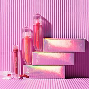 Tube de brillant à lèvres personnalisé avec logo, 6,5 ml, transparent, emballage vide pour la marque de cosmétiques, vente en gros - Product Image 1