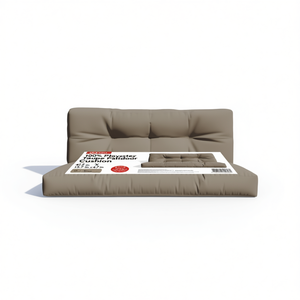 Cojín para Paletas de Exterior, 47.2 x 15.7 x 4.7 Pulgadas, Color Taupe, 100% Poliéster Acolchado, Sólido, para Todas las Estaciones - Product Image 1