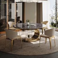 Chaise de salle à manger moderne de luxe léger, dossier en acier inoxydable à motif ondulé, écologique, confortable et durable pour la maison, l'appartement et le centre commercial