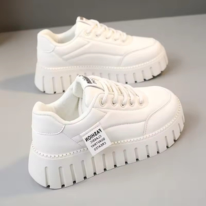 2026 Women's Shoes New Thick-<b>soled</b> Heightening Casual Board Shoes Round Head Student Shoes - Product Image 4