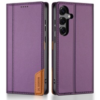 Étui portefeuille en cuir N.BEKUS avec blocage RFID pour Samsung A57 A37 A36 A56 A26 A17 A18 A25 A06 A07, avec support et fentes pour cartes